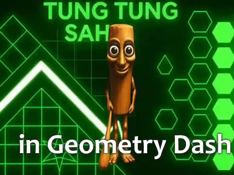 لعبة Tung Tung Sahur in Geometry Dash على الانترنت