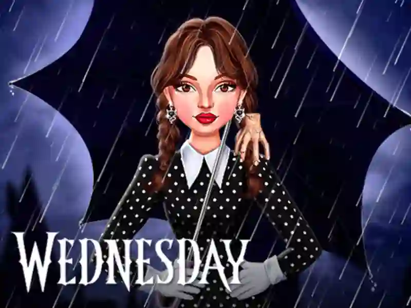 لعبة Celebrity Wednesday Addams Style على الانترنت
