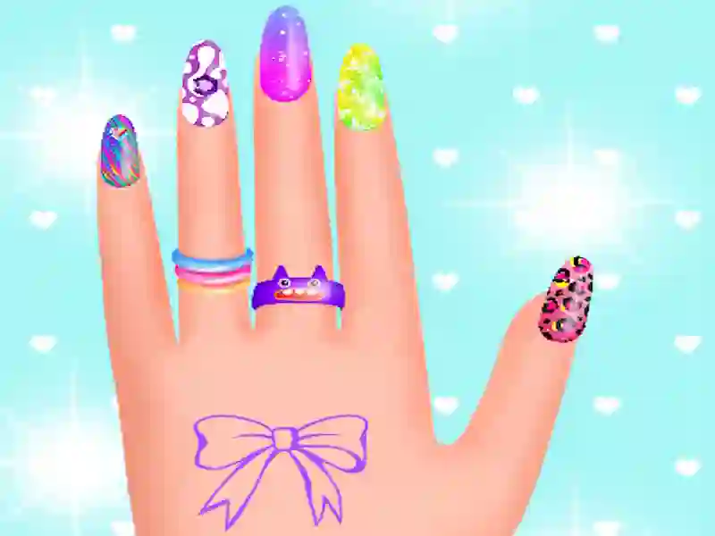 لعبة LOL Dolls Nail Salon على الانترنت