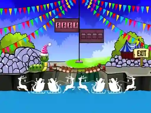 لعبة Christmas Caterpillar Escape على الانترنت