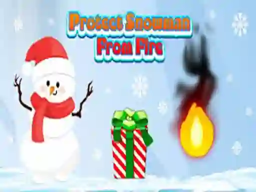 لعبة Protect Snowman From Fire على الانترنت