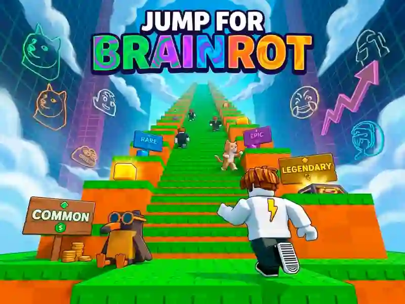 لعبة Jump for Brainrot على الانترنت