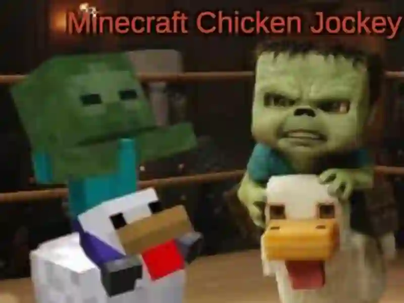 لعبة Minecraft Chicken Jockey على الانترنت