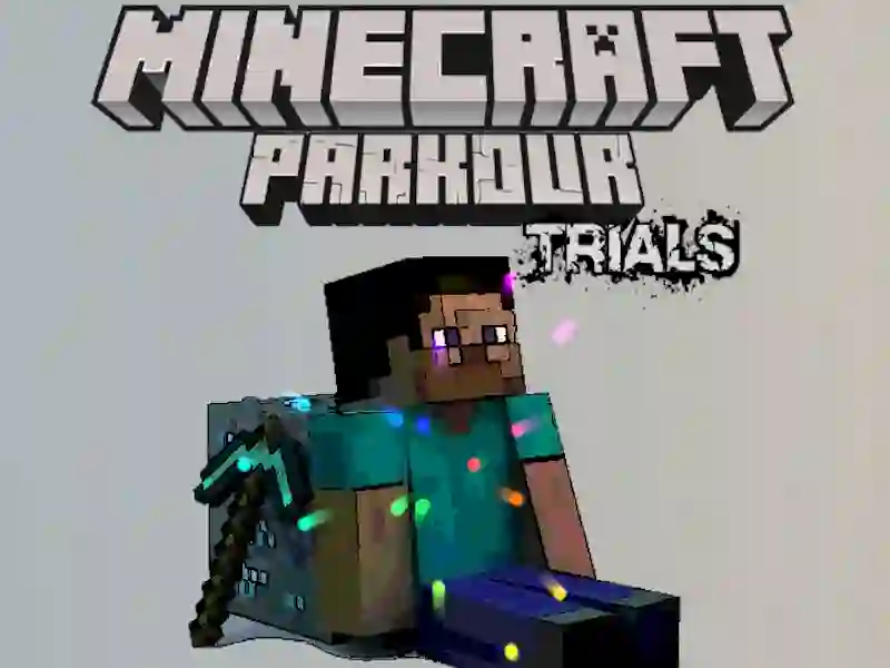 لعبة Minecraft Parkour Trials على الانترنت