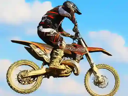 لعبة Dirtbike Racing Stunts على الانترنت