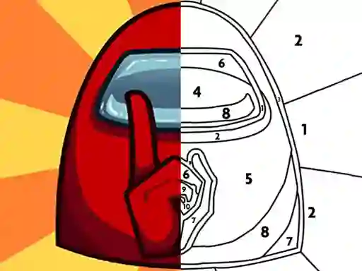 لعبة Among Us Coloring Book 1 على الانترنت