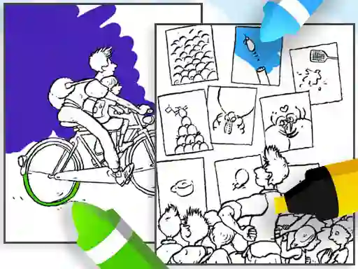 لعبة Coloring Book for Adults على الانترنت