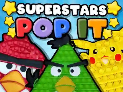 لعبة Pop it Superstars على الانترنت