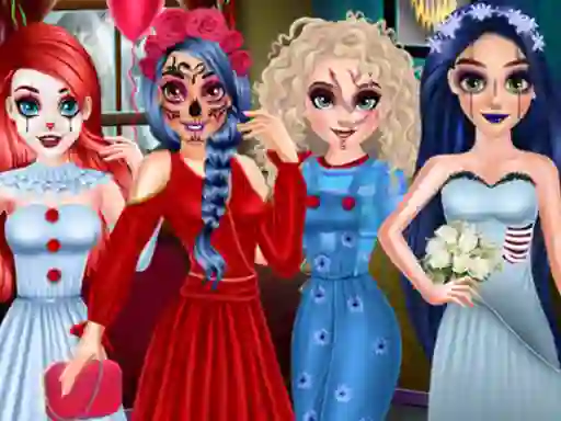 لعبة Princess Halloween Party Prep على الانترنت