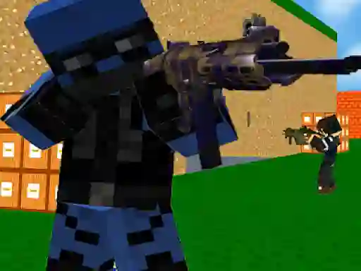 لعبة Original Blocky Combat Swat 2022 على الانترنت