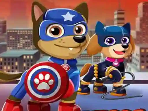 لعبة Paw patrol superhero dress up على الانترنت