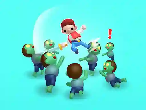 لعبة Zombie Killer Draw Puzzle على الانترنت