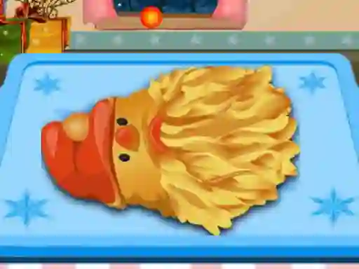 لعبة Cooking Golden Santa Bread على الانترنت