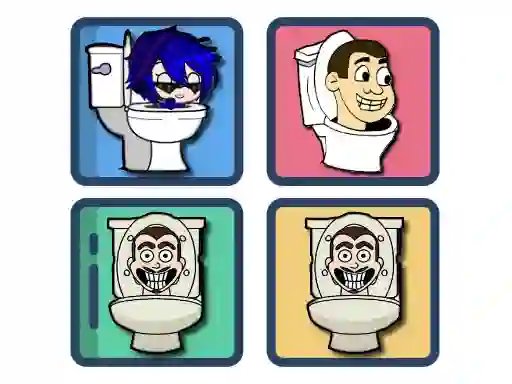 لعبة Skibidi Toilet Memory Challenge على الانترنت