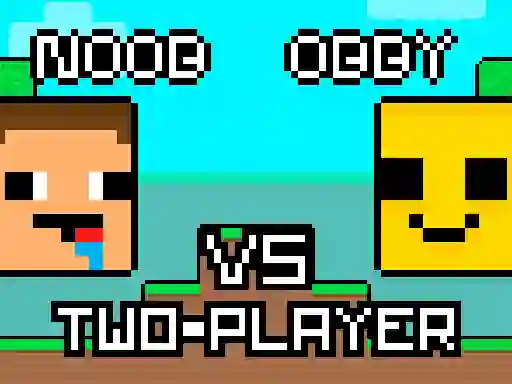 لعبة Noob vs Obby Two Player على الانترنت