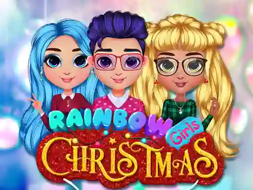 لعبة Rainbow Girls Christmas Party على الانترنت