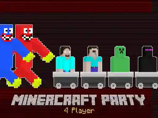 لعبة MinerCraft Party 4 Player على الانترنت