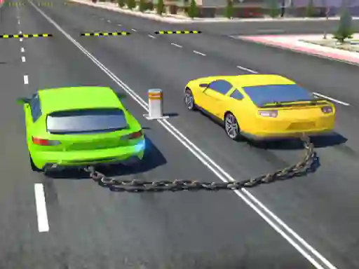 لعبة Chained Cars against Ramp hulk game على الانترنت