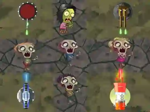 لعبة Defend Against Zombies على الانترنت