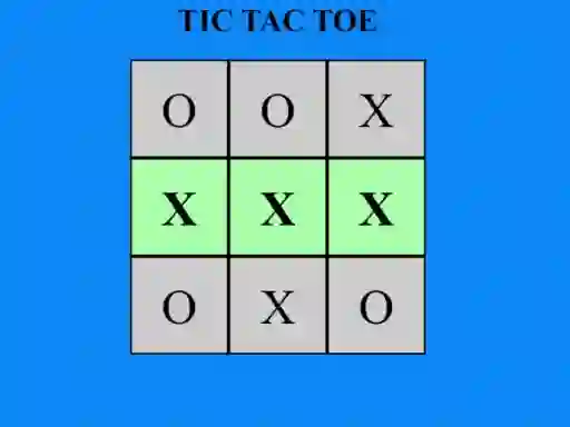 لعبة Simple Tic Tac Toe على الانترنت