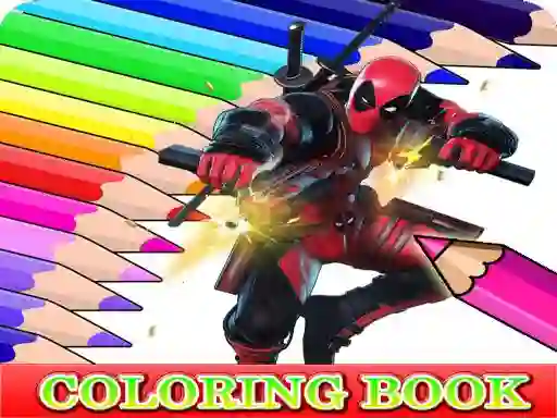 لعبة Coloring Book for Deadpool على الانترنت