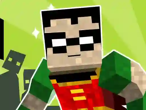 لعبة teen titans go minecraft teenage runner 3d على الانترنت