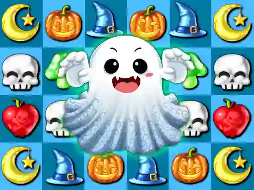 لعبة Halloween Burst  match 3 Puzzle على الانترنت