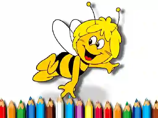 لعبة Back To School Maja the Bee Coloring Book على الانترنت