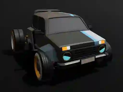 لعبة Russian Cyber Car Hexagon على الانترنت