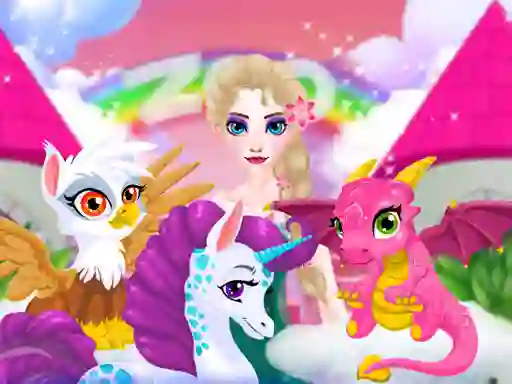 لعبة Elsa Magic Zoo على الانترنت