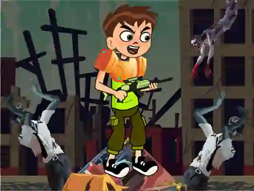 لعبة Ben 10 World War Zombies على الانترنت