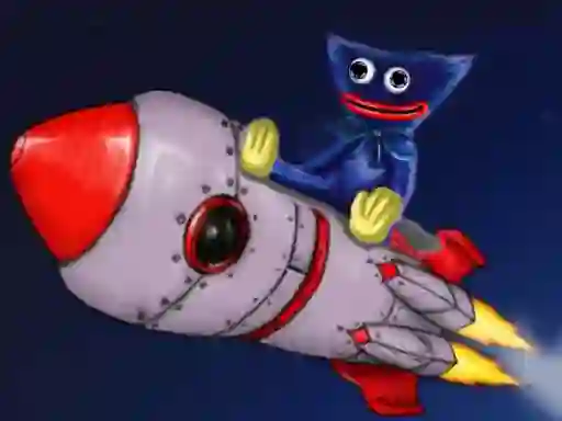 لعبة Huggy Wuggy in space على الانترنت