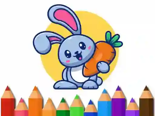 لعبة Cute Rabbit Coloring Book على الانترنت