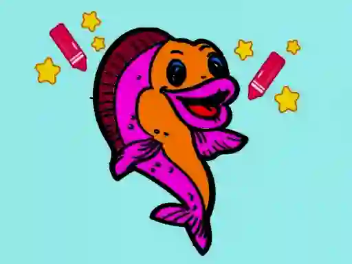 لعبة Easy To Paint GoldFish على الانترنت