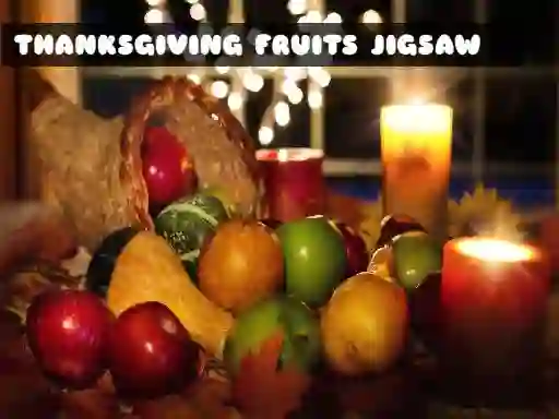 لعبة ThanksGiving Fruits Jigsaw على الانترنت
