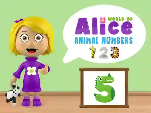 لعبة Alice's World: Animal Numbers على الانترنت
