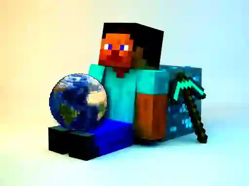 لعبة Minecraft Earth Survival على الانترنت