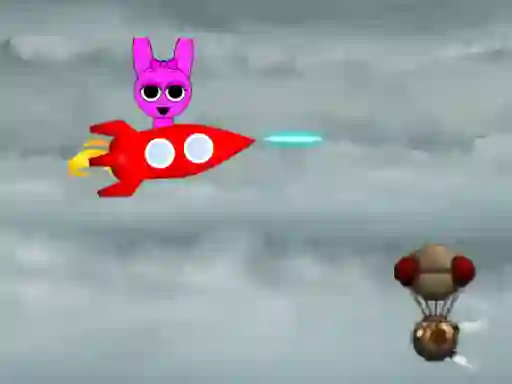 لعبة Sprunki Shoot Fly على الانترنت
