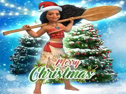 لعبة Moana Christmas Sweater Dress Up على الانترنت