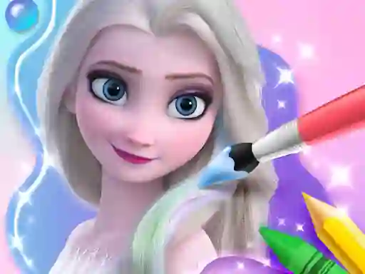 لعبة Coloring Book For Elsa على الانترنت