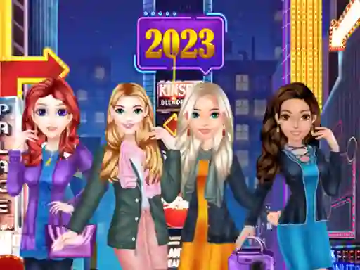 لعبة Fashion Girl New Year Eve على الانترنت