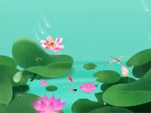 لعبة Lotus Flowers Slide على الانترنت