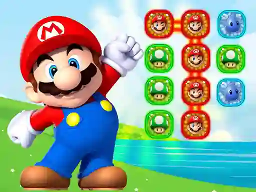 لعبة Super Mario Crush match 3 على الانترنت