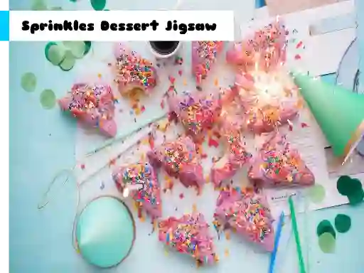 لعبة Sprinkles Dessert Jigsaw على الانترنت