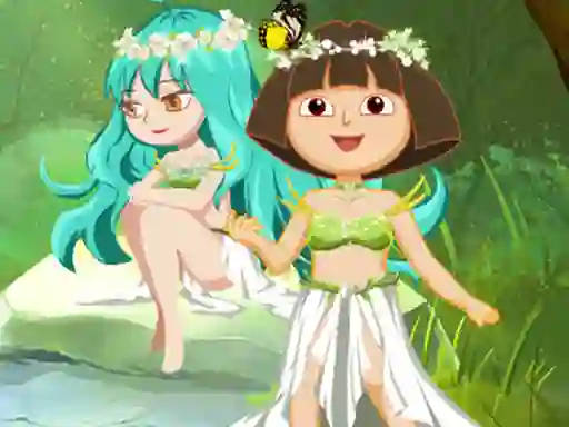 لعبة Dora With Wizard In Forest على الانترنت