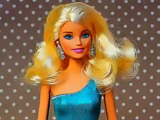 لعبة Blonde Dolls Hairstyle Jigsaw على الانترنت