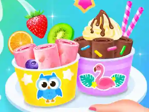 لعبة Baby Taylor Ice Cream Roll Fun على الانترنت