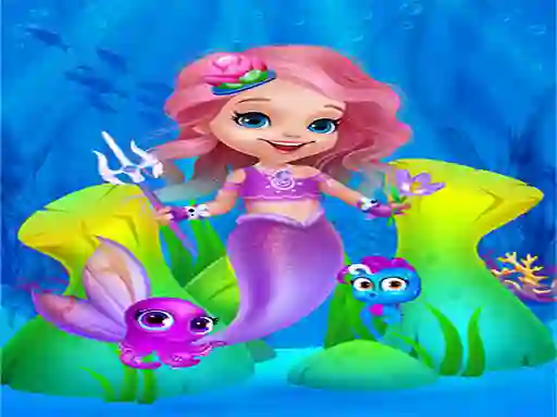 لعبة Cute Mermaid Girl Dress Up على الانترنت