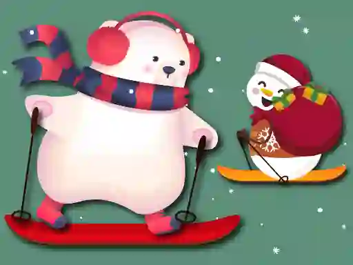 لعبة Ski Xmas على الانترنت