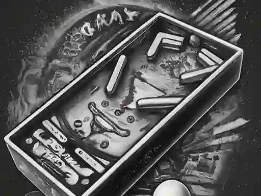 لعبة Pinball Black N White على الانترنت